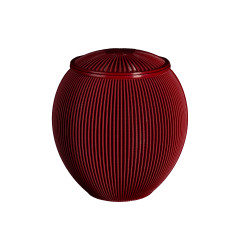 Urne Funéraire Pot Bordeaux – Plastique Recyclé | Plasticavo