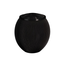 Urne Funéraire Pot Noir – Plastique Recyclé | Plasticavo