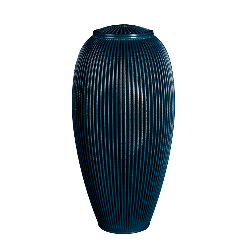 Urne funéraire vase - Bleu poan