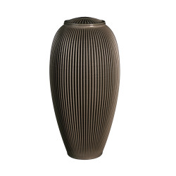 Urne Funéraire Vase Gris – Plastique Recyclé | Plasticavo