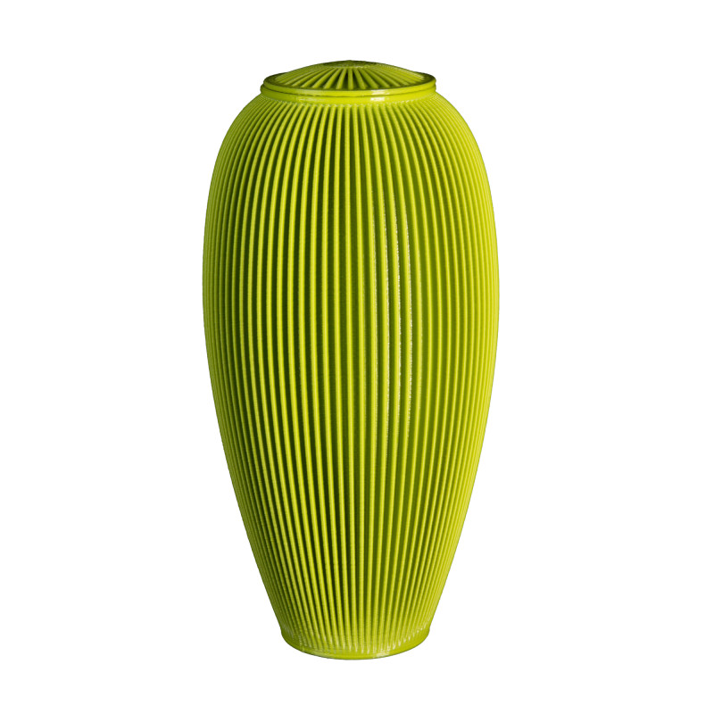 Urne Funéraire Vase Vert – Plastique Recyclé | Plasticavo