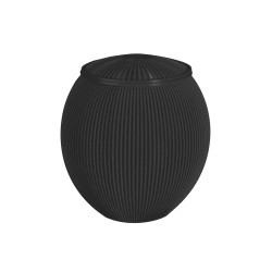 Urne Funéraire Pot Noir Anthracite – Plastique Recyclé | Plasticavo